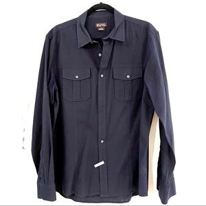 Linen Michael by Michael Kors Button Down Shirt Size Large